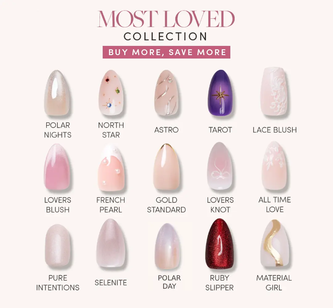 Glamnetic Most Loved Press On Nail Collection