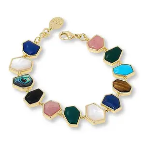 Connie Craig Carroll Jewelry Becca Linked Gemstone Bracelet