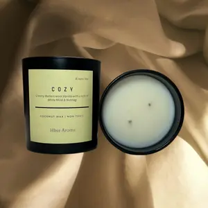 HHA "Cozy" 14oz Candle, coconut wax, non-toxic. Gift Bedroom valentines day self care