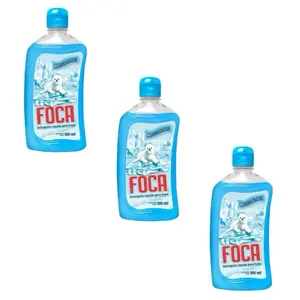 FOCA Liquid Laundry Detergent 500ml 3 Pack for Effective Cleaning and Fresh Scent
