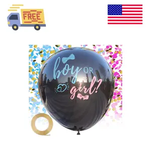 Thickened Gender Reveal Balloon - 2pcs Gender Reveal Confetti Balloons