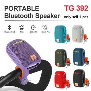 T&G Portable Wireless Multifunctional Speaker, Rechargeable Waterproof Speaker with Handlebar Mount, Outdoor Bluetooth-compatible Speaker for Cycling, Hiking, Camping, Mobile Audio