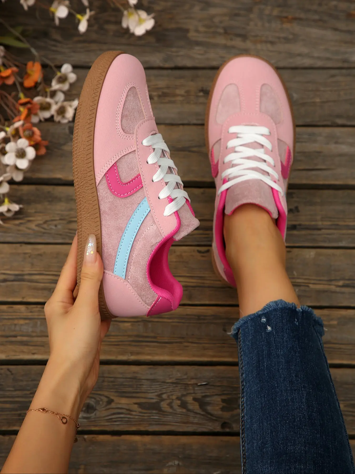 Women's Fashion Thick Sole Breathable Walking Shoes, Comfort Support, Low Top Casual Canvas, Rubber Outsole, All Season Couple Sports Shoes, Thick Soled Shoes