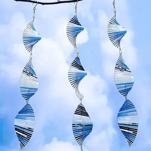 Bird Deterrents for Outside, Reflective 3D Stainless Steel Wind Spinners, Garden Decor, Bird Scare Devices To Keep Woodpeckers, Pigeons Away From Your House, Patio, Orchards