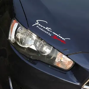 Sports car headlight stickers, reflective hood and window decorations, sporty thinking, car stickers, Windshield Sticker