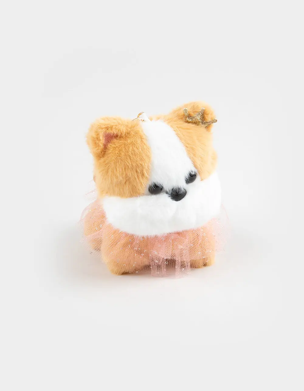 FULL TILT Plush Corgi Bag Charm, Tan Combo