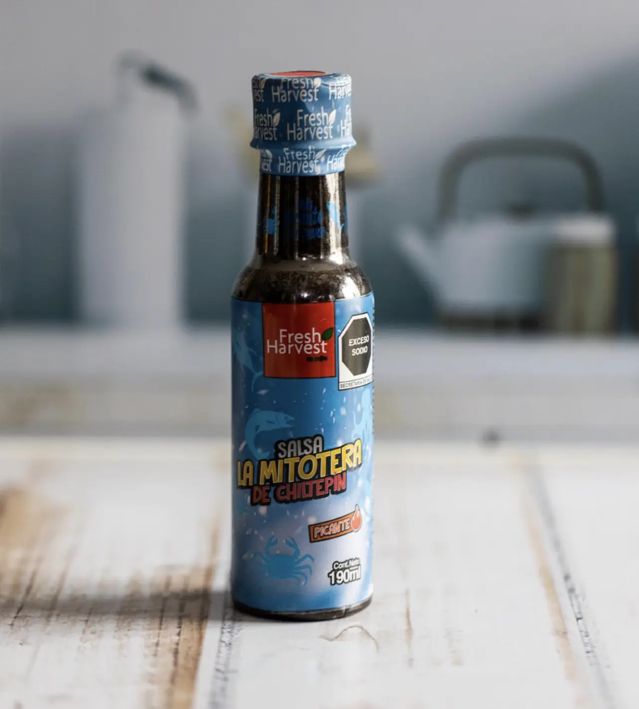 La Mitotera de Chiltepin Salsa-Fresh Harvest - Spicy Mexican Chiltepin Sauce (190ml)