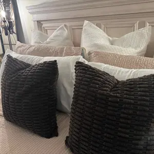 Lux Decor 4 Pack Throw Pillows - Hypoallergenic Durable Fillings Square Cushion, Soft, Fluffy & Lightweight Decorative Stuffer Pillows Insert-Machine Washable-Home Decoration Essentials-Versatile Decor Items