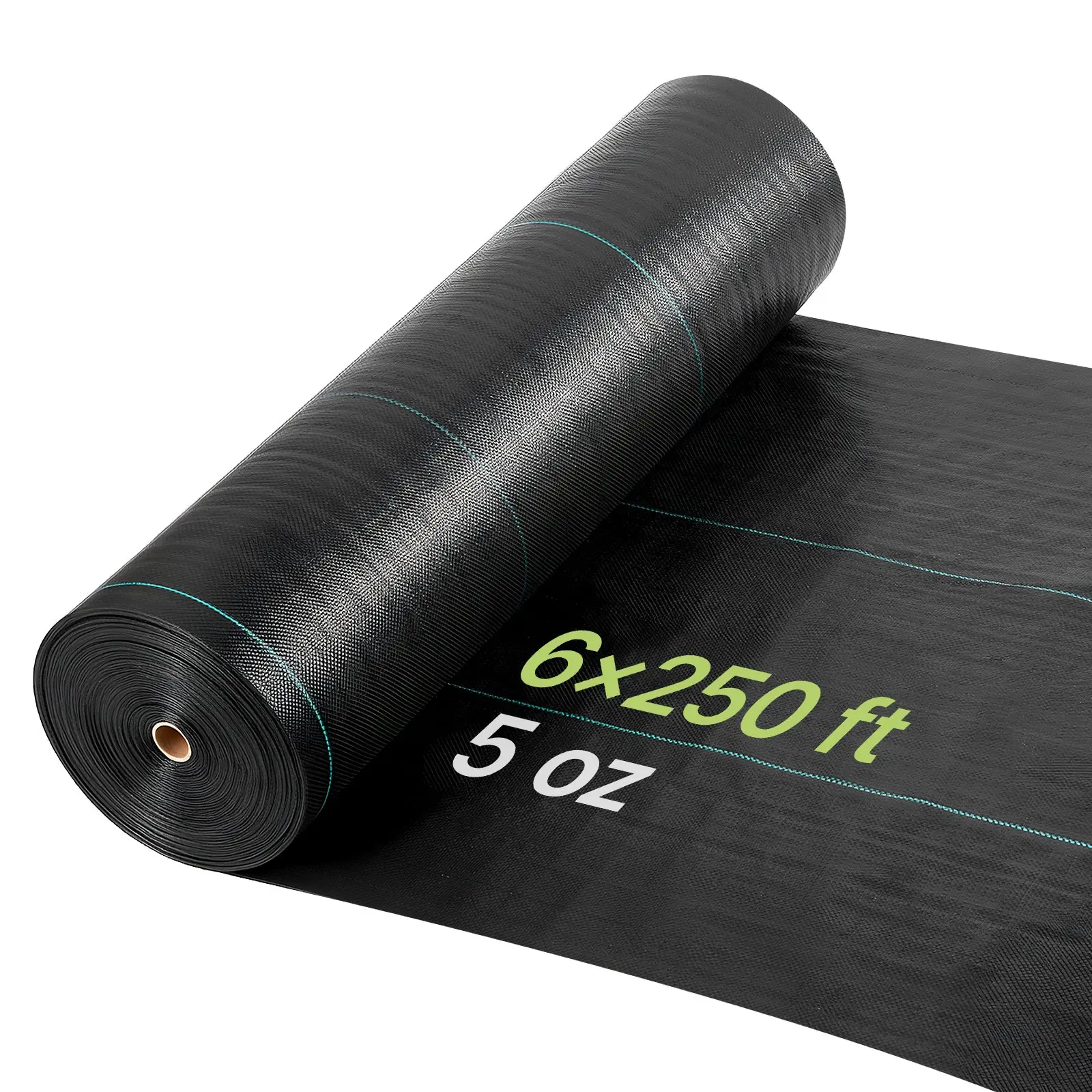 VEVOR Weed Barrier Fabric Heavy Duty, 6x250FT 5oz Landscape Fabric, Woven Weed Blocker Fabrics, Garden Fabrics Weeds Barrier, Weeds Control Ground Cover, Geotextile Webbing, Gardening Mat, Black VEVOR Weed Barrier Fabric Heavy Duty, 6x250FT 5oz Landscape Fabric, Woven Weed Blocker Fabrics, Garden Fabrics Weeds Barrier, Weeds Control Ground Cover, Geotextile Webbing, Gardening Mat, Black