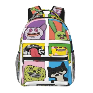 Large Capacity Fugglers ugly cute Backpack Fuggler plush toys Laptop Backpack Fuggler All Over Print School Bookbag Shoulder Bag for Travel Daypack, Great for Coachella, Holiday Gift Exchange