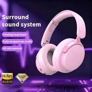 MOKATA Wireless Over-Ear Headphones - Bluetooth, Wired Stereo Audio Electronic, Foldable, Lightweight, Noise-Reducing, Soft Earmuffs, Micro SD/TF Card Slot, Immersive Sound for Cell Phones, PCs