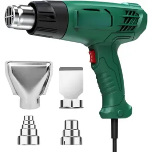 Heat , Heavy Duty Hot Air  Kit Dual Temperature Settings 572?~932? (300?-500?), Overload Protection with 4 Nozzles for Crafts, Shrink Wrapping/Tubing,  Removing, Epoxy