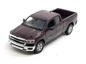 2019 Dodge Ram 1500 Pickup Truck – Red (NEX) Diecast 1:24 Scale Model - Welly 24104MRD