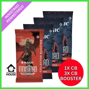 1x, 3x, 6x - Bundle Innistrad Remastered - Collector Booster Pack - Innistrad Remastered (INR) - MTG - Magic the Gathering