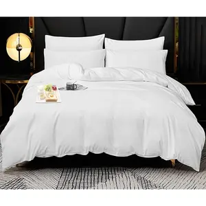 Incontinence Duvet Protector Soft and Breathable Cotton Reusable Waterproof Duvet Protector Cover with Zipper Closer & Corner Ties for Child Elder Pet (White,King)