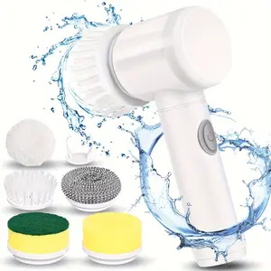 Electric Rotating Brush - Multi-Functional Cleaning Brush, Equipped with Various Brush Heads, Cordless Handheld Design, Suitable for Kitchen, Bathroom, Walls, Windows, Tiles, Floors, Bathtubs and Cleaning