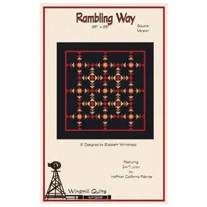Rambling Way Square Quilt Pattern