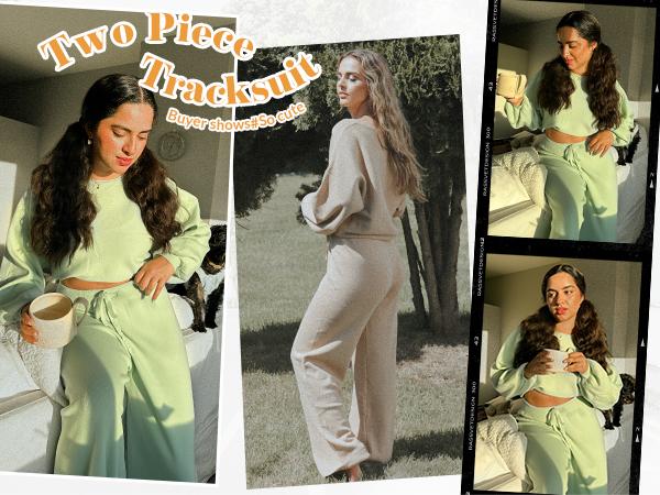 Ekouaer Women's Soft and Comfortable Knitted Long Sleeve Round Neck Top and Pocket Wide Leg Pants Res Loungewear t Home Clothes 2-piece Set,Outfits for Daily, Downtown Girl Clothes. Christmas 2025 Trend, Fall & Winter Womenswear Casual Ekouaer Women's Soft and Comfortable Knitted Long Sleeve Round Neck Top and Pocket Wide Leg Pants Res Loungewear t Home Clothes 2-piece Set,Outfits for Daily, Downtown Girl Clothes. Christmas 2025 Trend, Fall & Winter Womenswear Casual