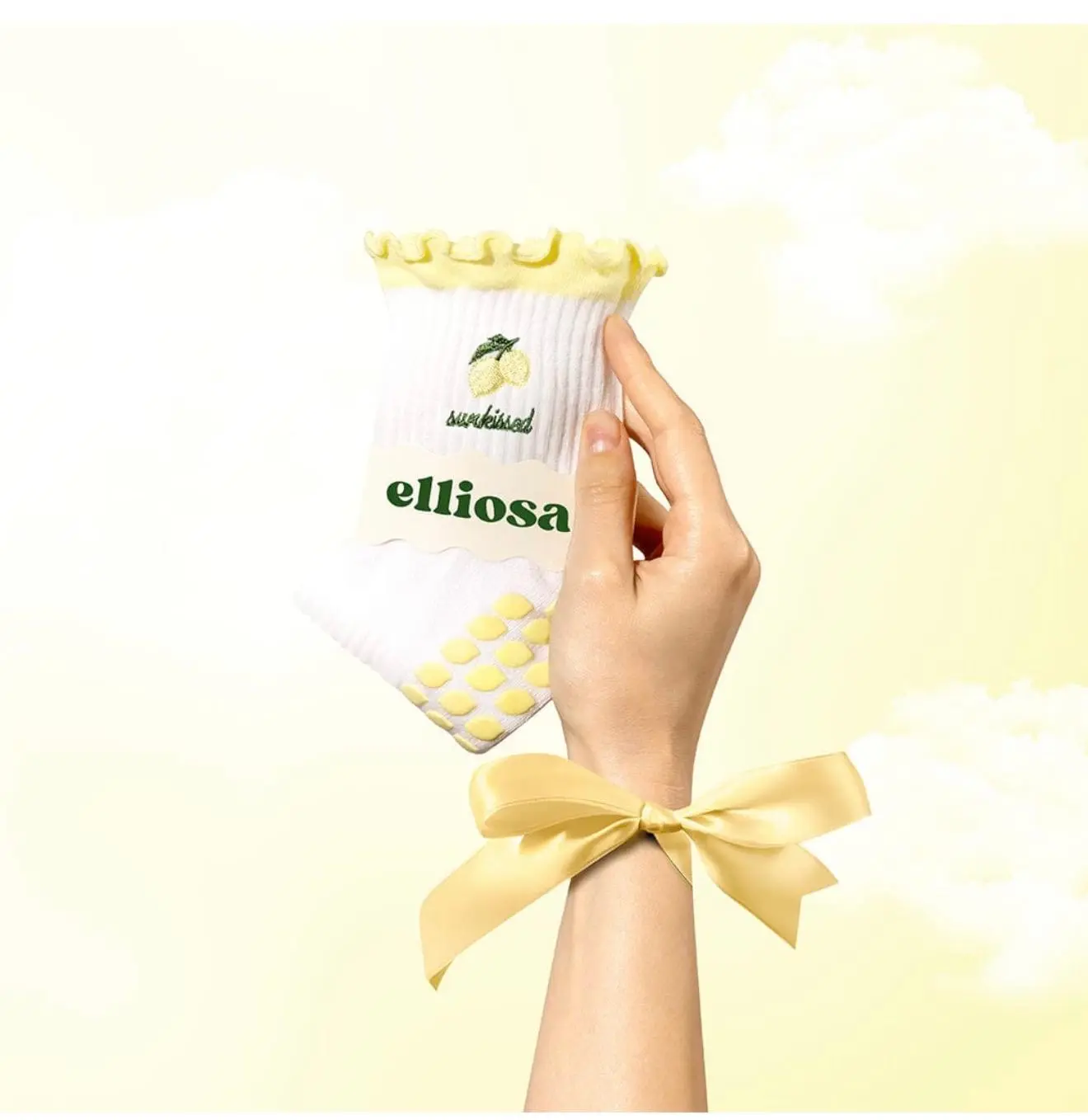 Elliosa Grip Socks-Sunkissed