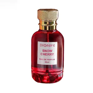 Dignife Snow Cherry Eau de Parfum 60ml - Cherry Rose Sandalwood Perfume Spray for Women, Lasts 4-6 Hours, Romantic Date & Party Scent, Exquisite Gift Box, Ideal for Daily Use & Special Occasions