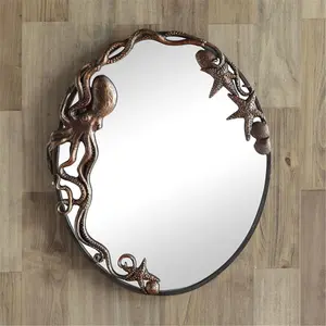 SPI Home 51009 Octopus Oval Wall Mirror