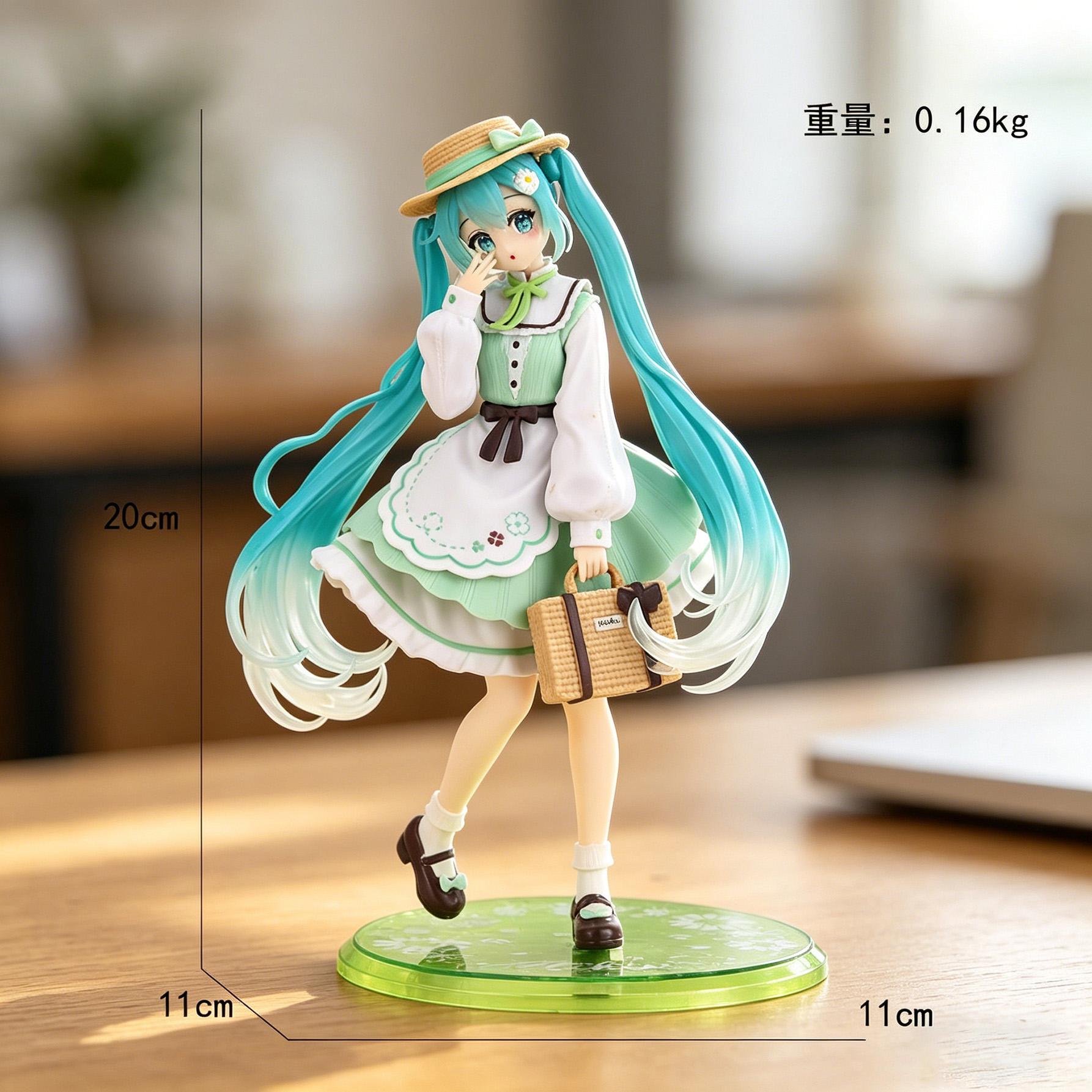 Hatsune Miku exquisite style/Hatsune Miku/Country style PVC figure official collector's model. Cute room decoration, TikTok makes me love it, a gift for otaku, exquisite anime unboxing. Hatsune Miku exquisite style/Hatsune Miku/Country style PVC figure official collector's model. Cute room decoration, TikTok makes me love it, a gift for otaku, exquisite anime unboxing.