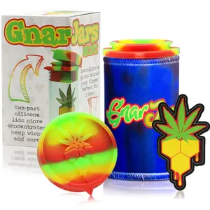GnarJars Dual Stash Jars - Air Tight & Smell Proof