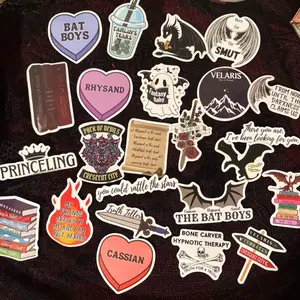 Between the Covers Bookish Accessories Grab Bag Curated Surprise with 2 Keychains 6-8 Stickers 3 Bookmarks Under Eye Patches Reading Snack Book Review Sheets Highlighter Kindle Accessory Genre Themed Items