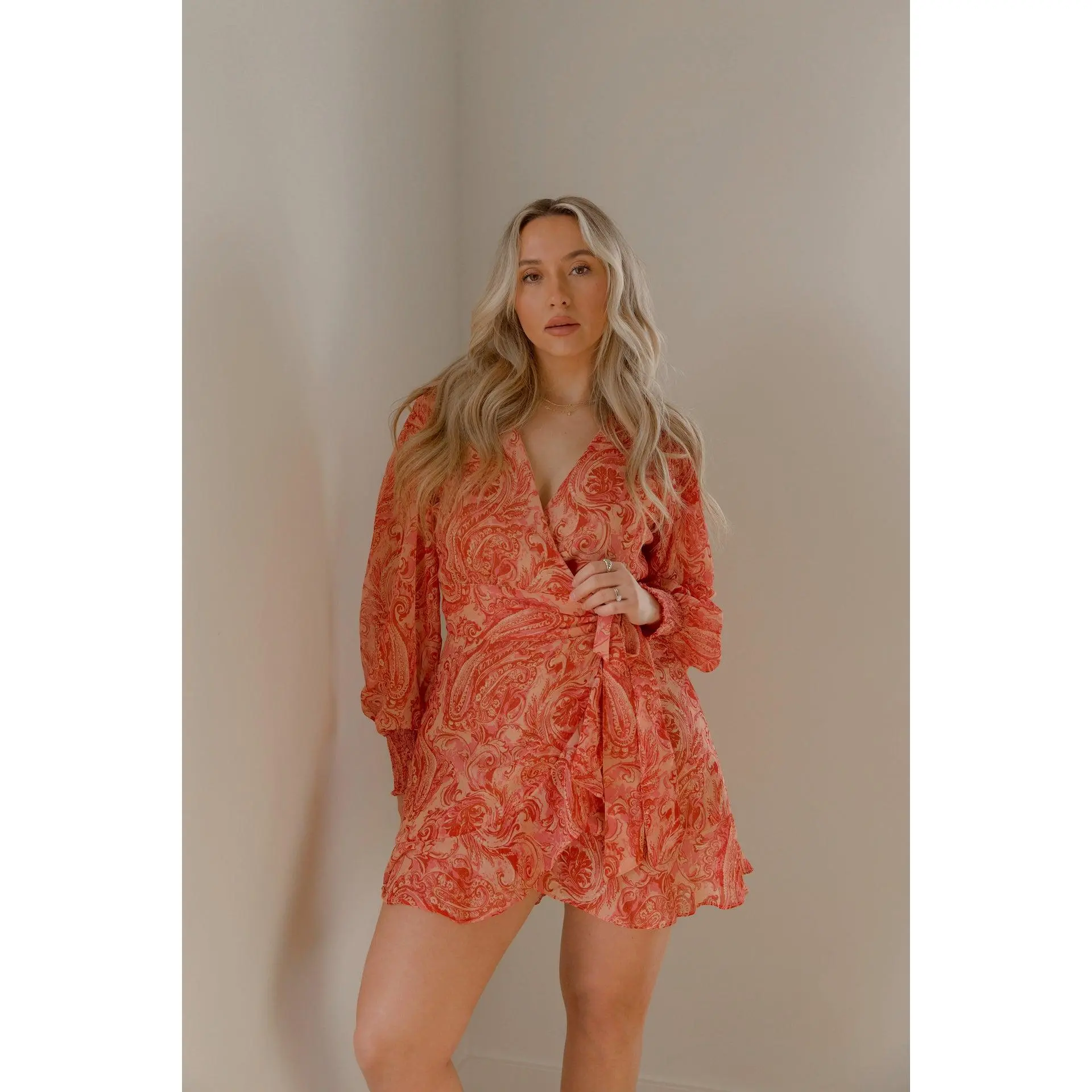 Ivey Paisley Mini Dress