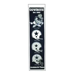 Dallas Cowboys Heritage Banner - 8"x32"