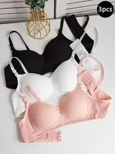 2026 New 3-Piece Comfortable No-Wire Skin-Friendly Summer Slimming Bra, Soft and Breathable, Perfect for Everyday Wear