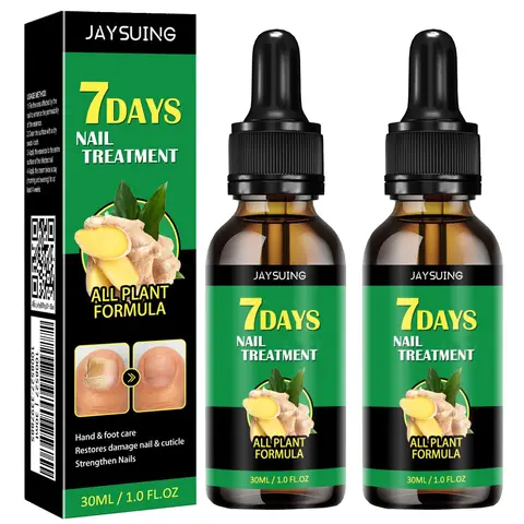 7days Ginger Nail Fungus Treatment Serum - Multi-Purpose Nutrient Strengthener, Nail Care Growth Oil Repair, Ginger-Based Oil Treatment, Growth Oil Nail Repair