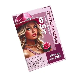 COCO URBAN Professional Eyeshadow Palette - Diverse Shades, Smooth Texture, Elevate Your Eye Makeup Game for Any Occasion, Versatile Use, 6 in 1 Palette Express Eyeshadow Solution