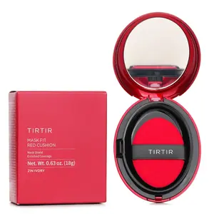 TIRTIR Mask Fit Red Cushion SPF40 PA++ (#17C Porcelain / #21N Ivory / #21W Natural Ivory / #23N Sand / #24N Latte / #24W Soft Beige / #25N Mocha / #27N Camel / #29N Natural Beige)