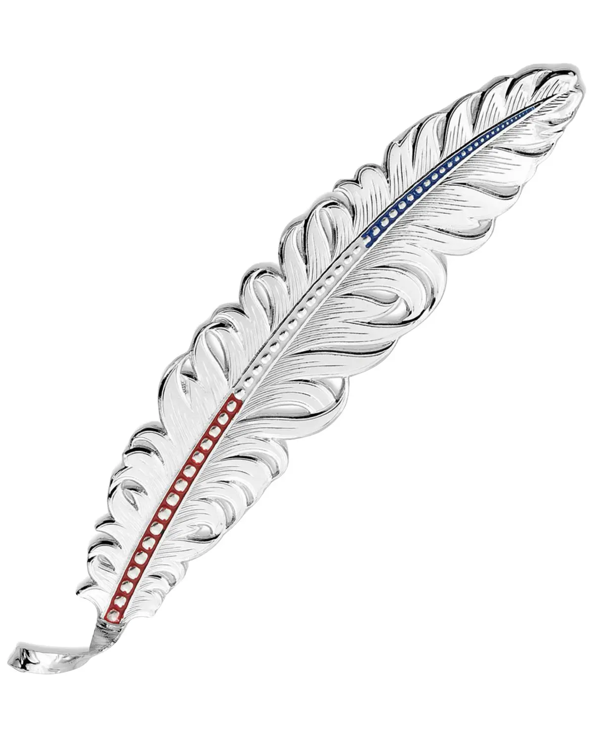 Montana Silversmiths Women's Women'S Red, White, And Blue Hat Feather - Hf4059rwb