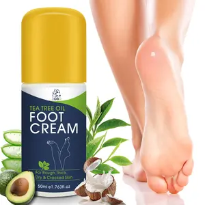 Heel Cracked Relief Balm, Hand Foot Dryness Repair Cream, Moisturizing Hydrating Foot Care Lotion, 50ML, Nourishing Heel Treatment