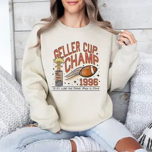 Geller Bowl Friendsgiving T-Shirt, Friends Sweatshirt, Geller Cup, Friends Thanksgiving Sweatshirt, Ross Rachel Monica Chandler Phoebe Hoodie - Sizes For Everyone - Find Your Style - Versatile Unisex Wear - Celebrity Style - Shades For Everyone