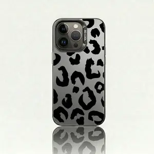 Y2K Trendy Leopard Print Soft Silicone Case Shockproof Anti Drop Slim Protective Phone Case For iPhone 13 14 15 16 17 Pro Max