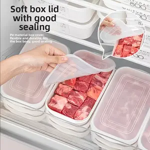 10pcs Reusable Food Storage Container Set, 5 Containers + 5 Lids, Food-Grade Refrigerator Organizer, Freezer-Safe, Stackable, Bento Boxes