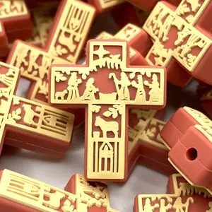 Pray. Trust. Believe. Silicone Focal Beads