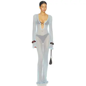 superdown Odette Maxi Dress in Ice Blue