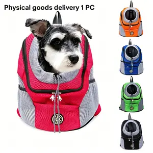 Pet Backpack Chest Bag, Breathable Cat Dog Shoulder Bag, Outdoor Pet Carrier, Comfortable Puppy Back Pack, Ideal for Travel