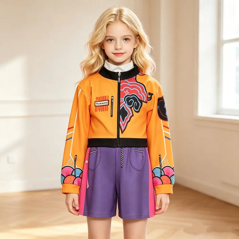 Girls' Witcher Themed Costumes Outfit Set - 01 Hunter Lumi Zoe Mira Cosplay Costume, Plain, All Seasons, Suitable for Happy Birthday Role Play, Costume Outfit
