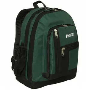 Everest 5045-GN 16.5 in. Double Compartment Backpack