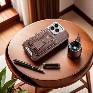 Luxurious Magnetic Leather Case with Cardholder for iPhone 16/15/14/13/12Pro Max