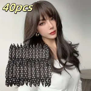 40 Pack Soft Sleep Curler Hair Pillow Sponge Rollers Wave Point Coiler Beauty & Personal Care
