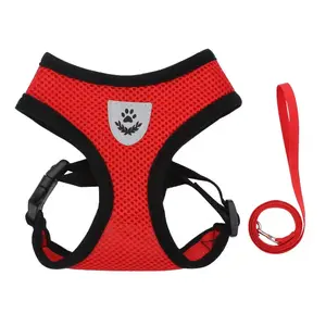 Pet Walking Harness with Chest Strap, Mesh Traction Rope Collar