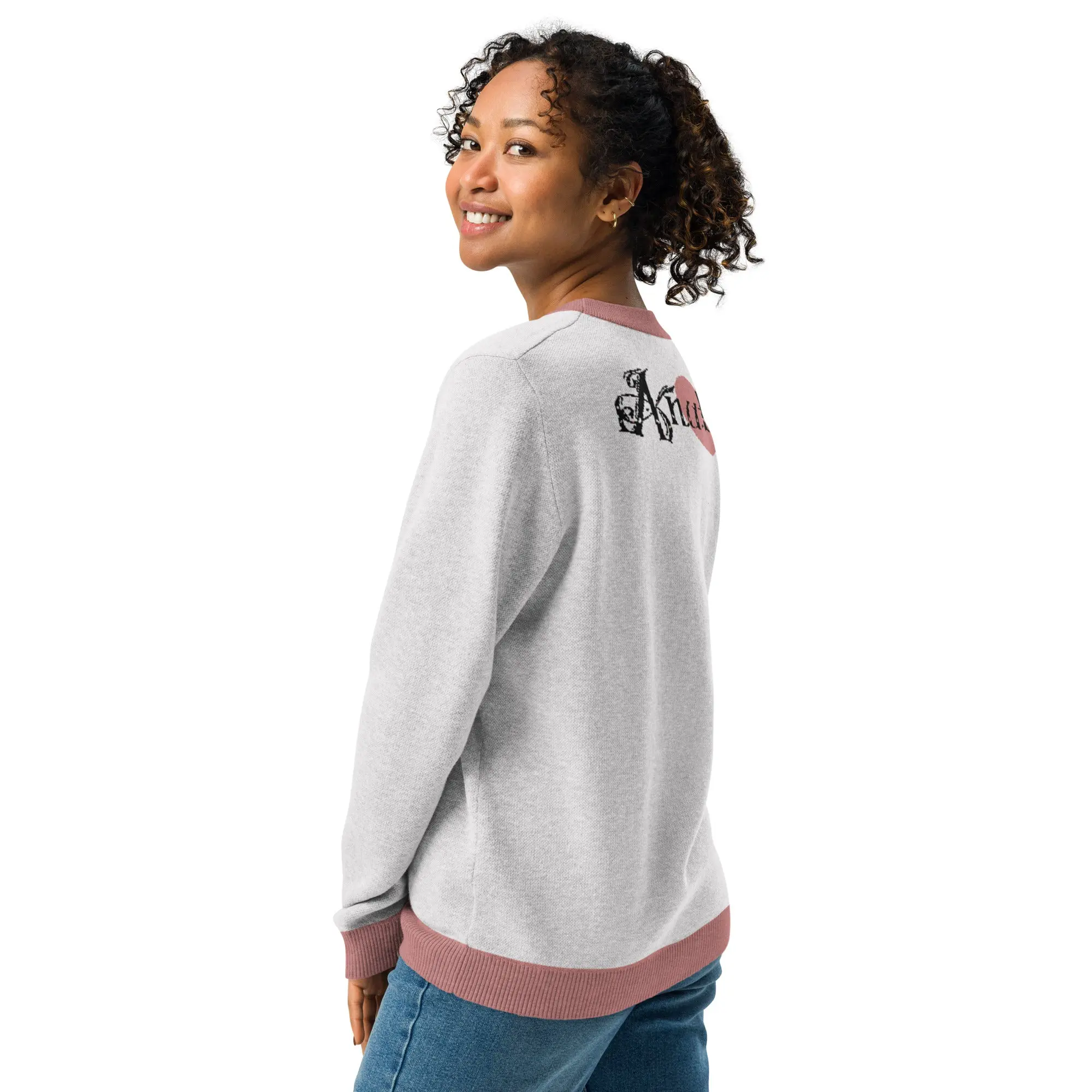 Anatomy Logo Knitted crew neck sweater