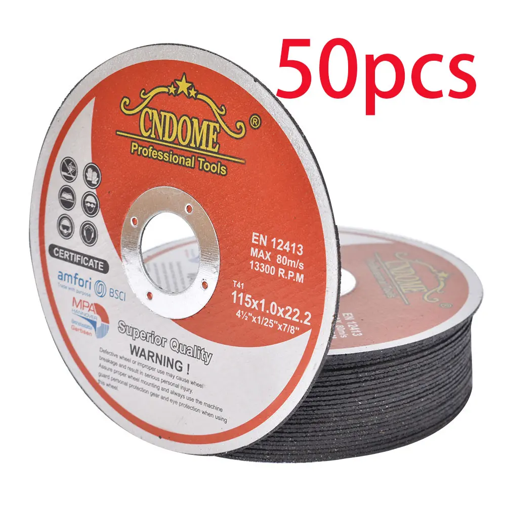 50 Pack 4-1/2'x0.040'x7/8'" Cut Off Wheel
