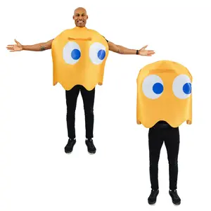 PAC-MAN CLYDE Ghost Adult Costume | One Size Fits Most
